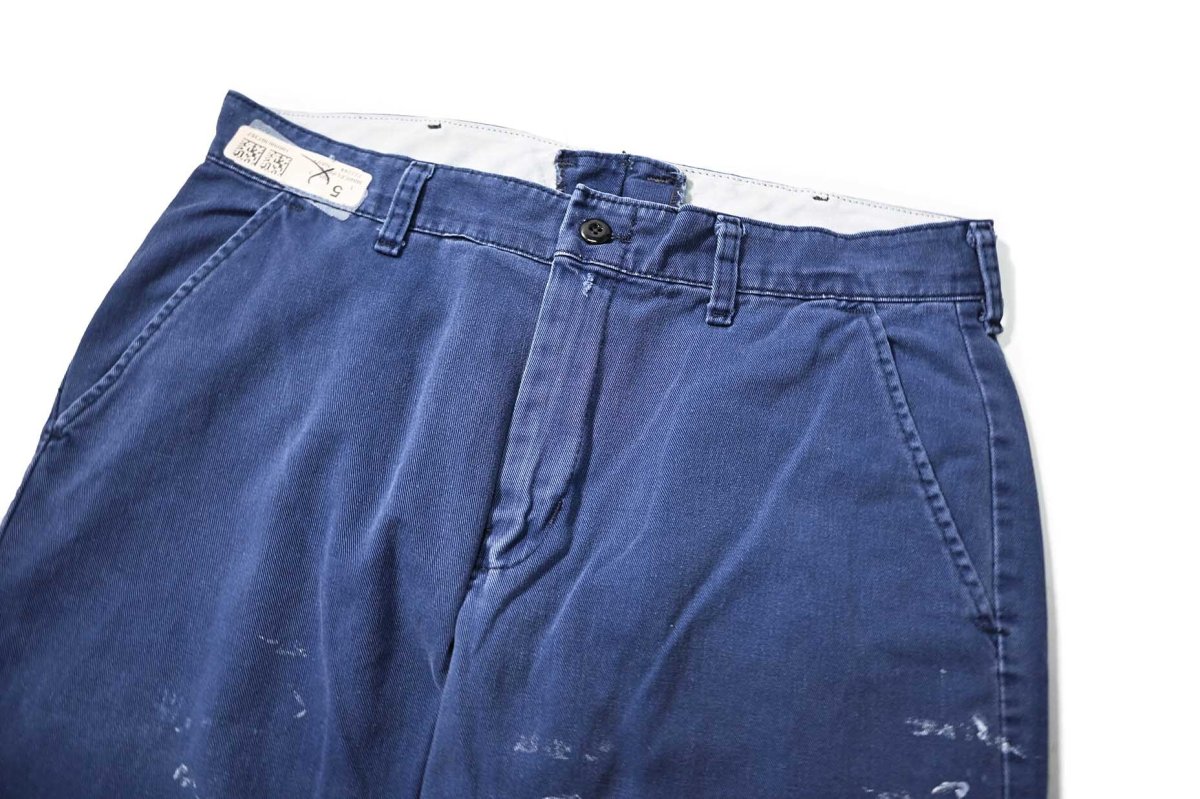 画像2: Used Red Kap Painted Work Pants Navy (2)