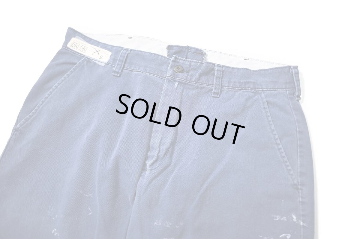 画像2: Used Red Kap Painted Work Pants Navy (2)