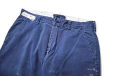 画像2: Used Red Kap Painted Work Pants Navy (2)