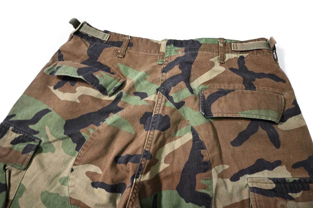 画像4: Used Us Army Customized Combat Jorts Woodland Camo (4)