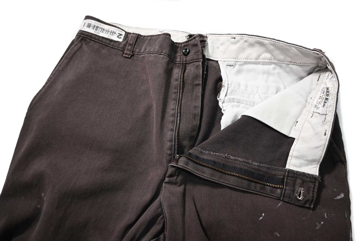 画像5: Used Red Kap Painted Work Pants Brown (5)
