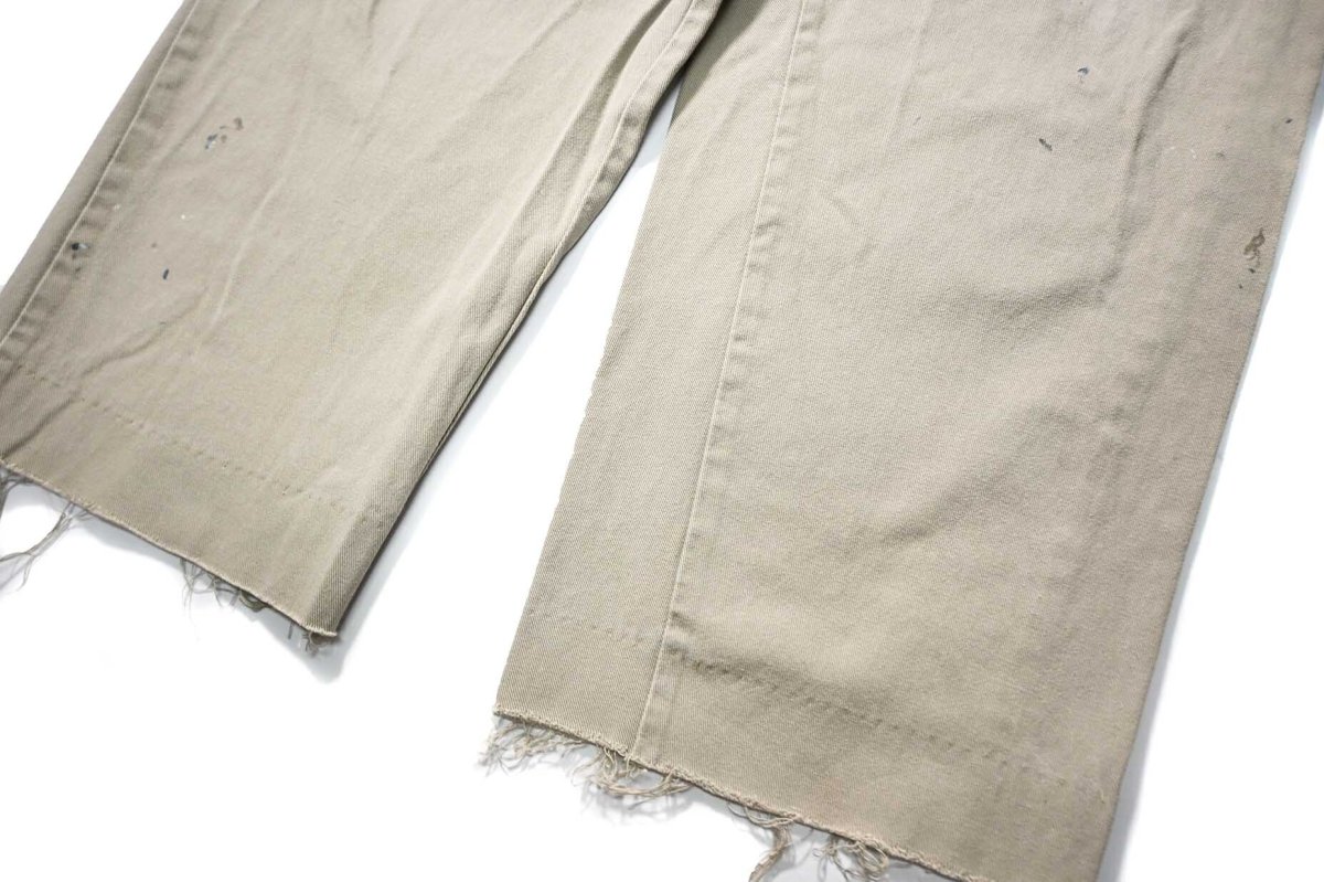 画像3: Used Red Kap Painted Work Pants Khaki (3)
