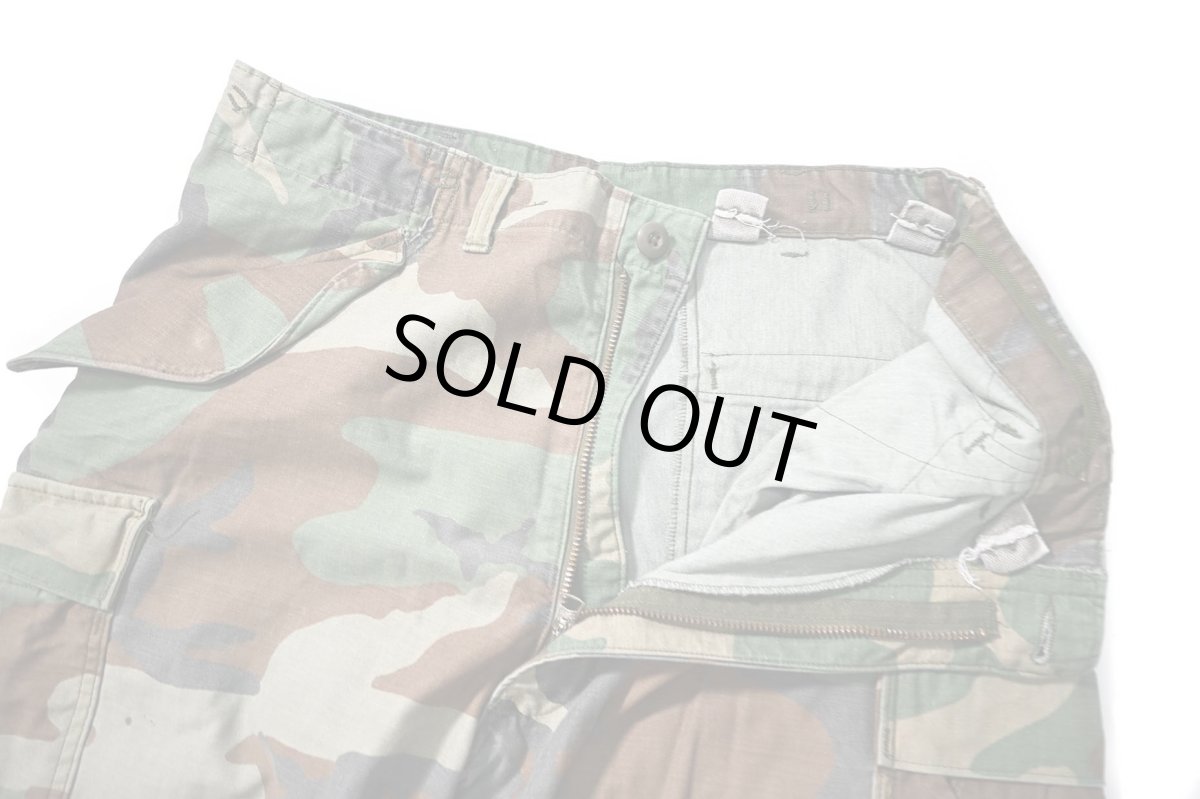 画像5: Used Us Army Customized M-65 Jorts Woodland Camo (5)