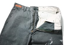 画像5: Used Red Kap Painted Work Pants Green made in USA (5)