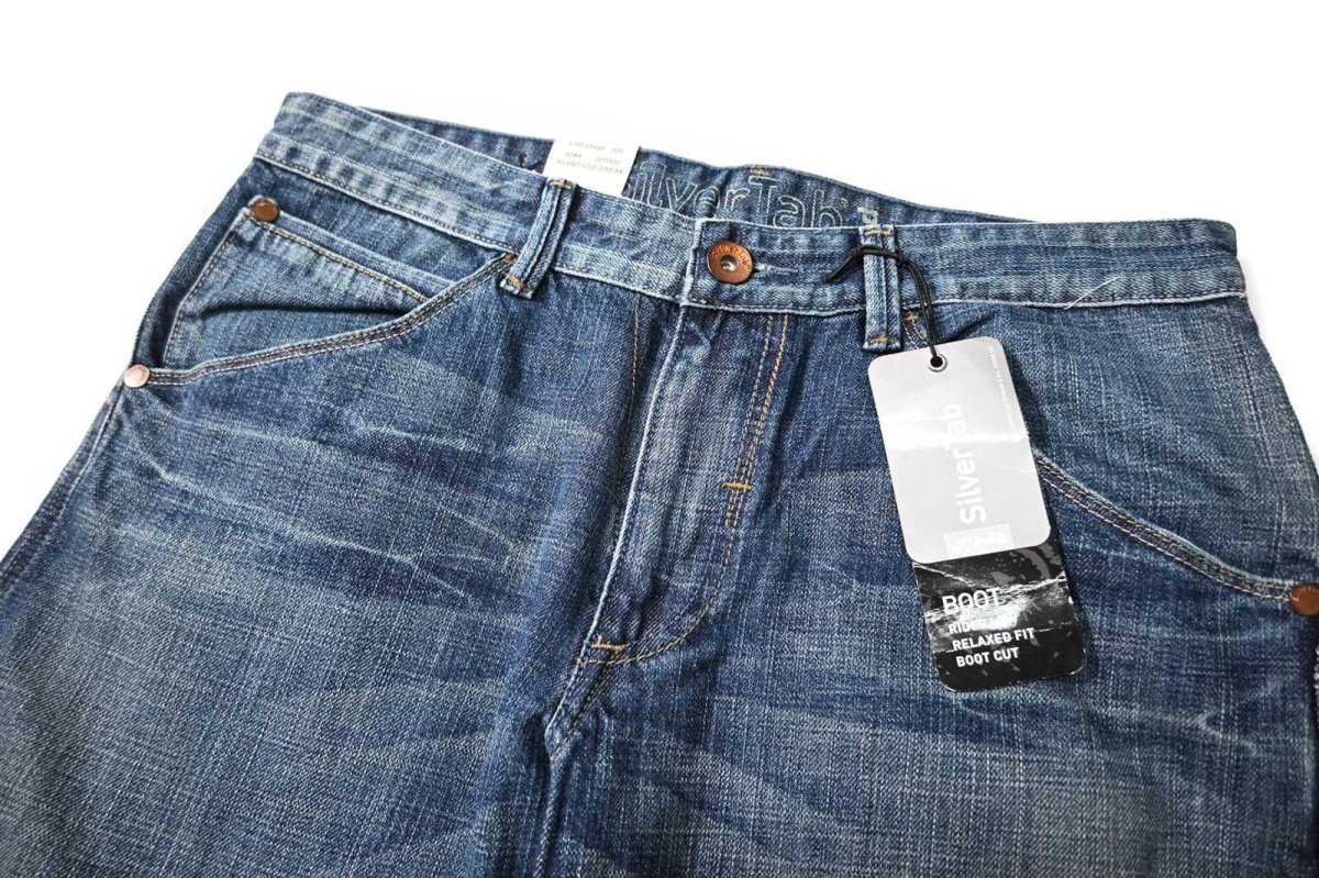 画像3: 00s Deadstock Levi's Silver Tab Boot Denim Pants #0006 リーバイス (3)