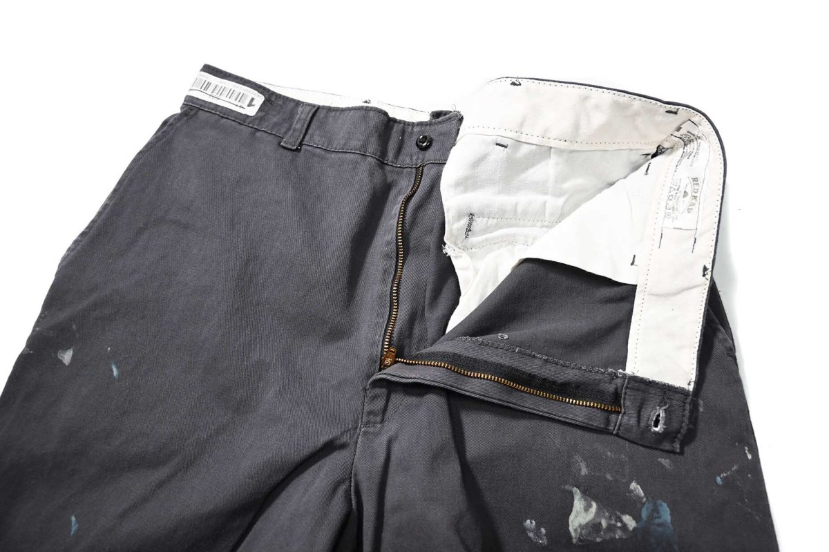 画像5: Used Red Kap Painted Work Pants Charcoal (5)