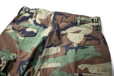 画像4: Used Us Army Customized M-65 Jorts Woodland Camo (4)