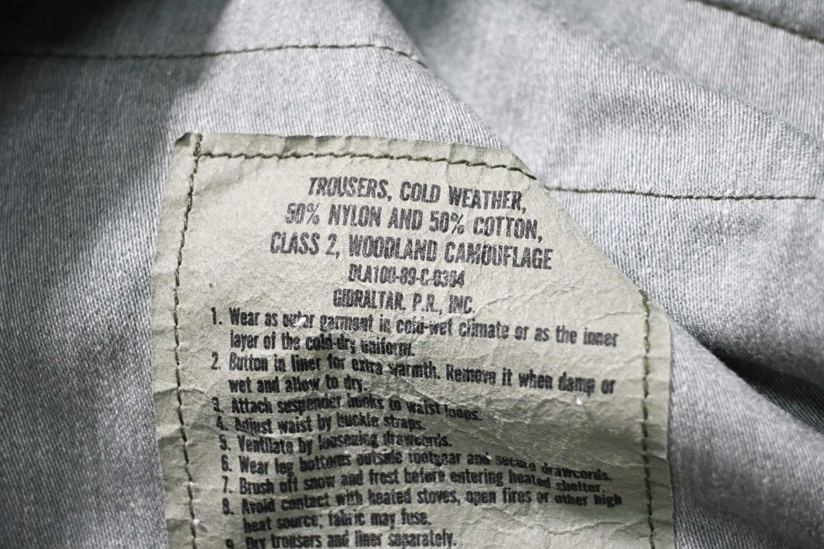 画像7: Used Us Army Customized M-65 Jorts Woodland Camo (7)