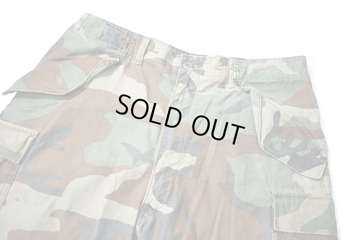 画像2: Used Us Army Customized M-65 Jorts Woodland Camo (2)