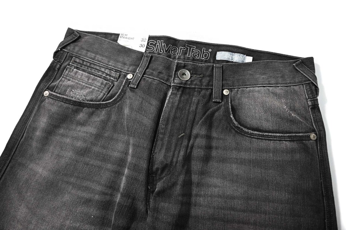 画像3: 00s Deadstock Levi's Silver Tab Slim Straight Denim Pants #0002 リーバイス (3)