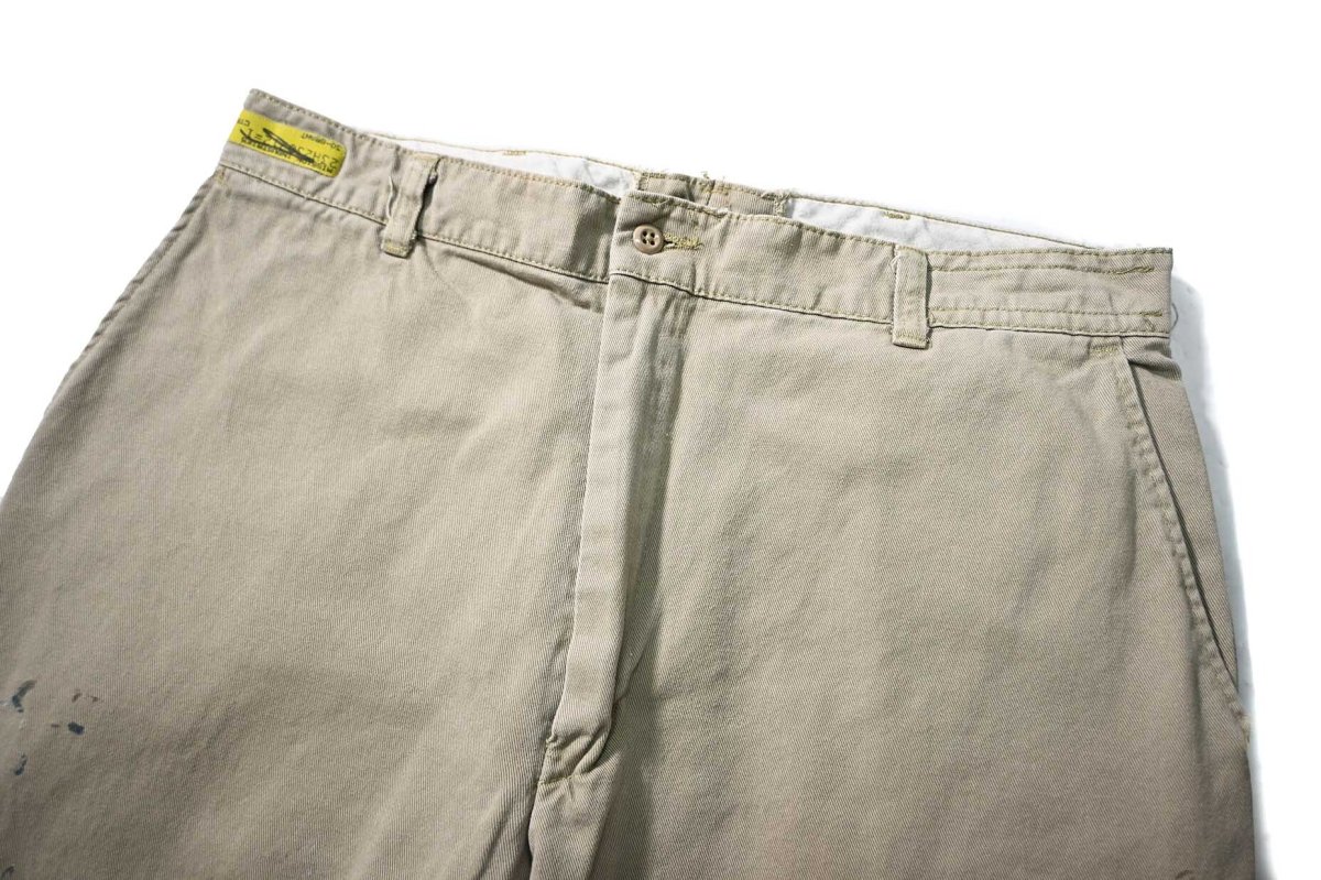 画像2: Used Red Kap Painted Work Pants Khaki (2)