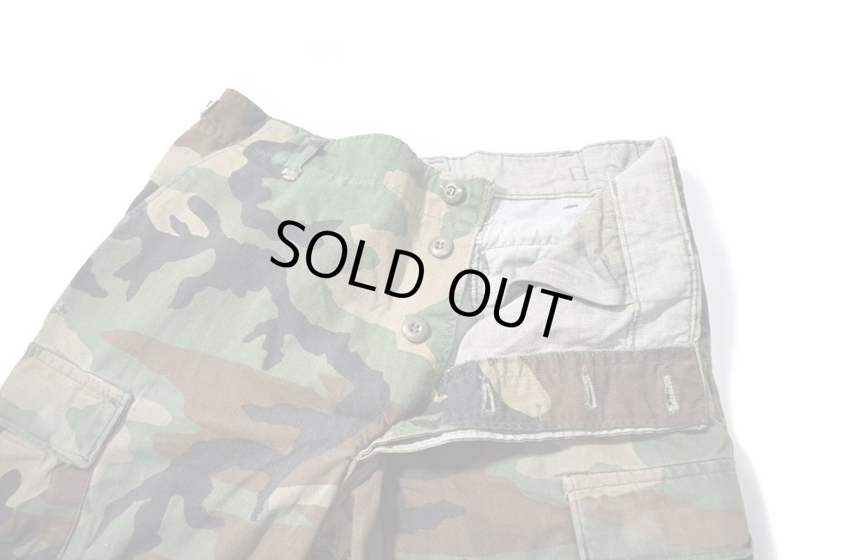 画像5: Used Us Army Customized Combat Jorts Woodland Camo (5)