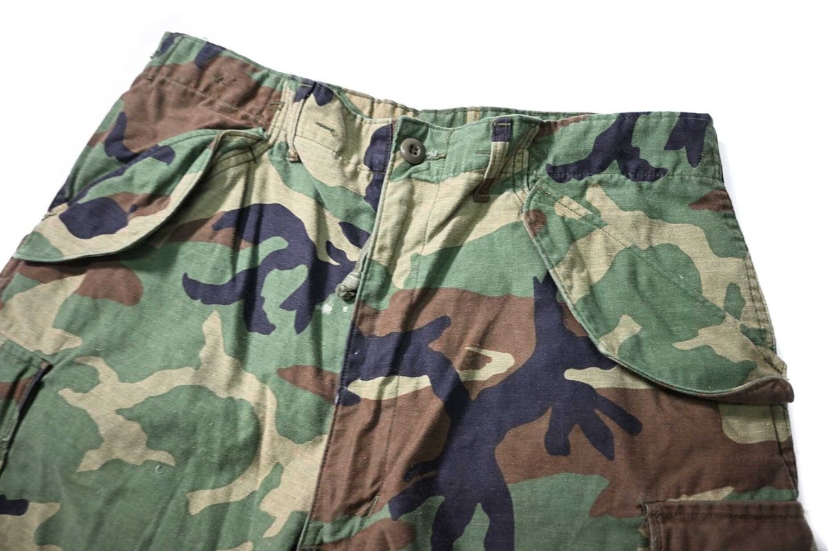 画像2: Used Us Army Customized M-65 Jorts Woodland Camo (2)
