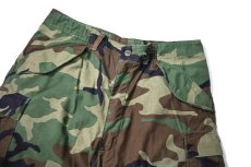 画像2: Used Us Army Customized M-65 Jorts Woodland Camo (2)