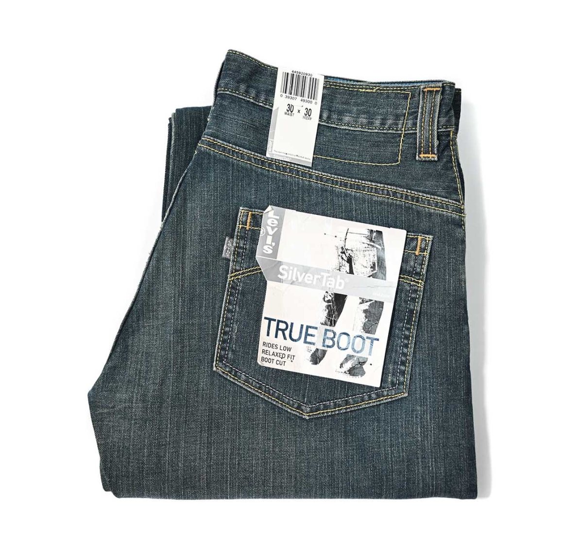画像1: 00s Deadstock Levi's Silver Tab TrueBoot Denim Pants #0930 リーバイス (1)