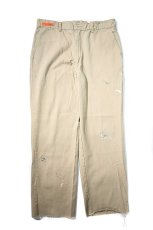 画像1: Used Red Kap Painted Work Pants Khaki made in USA (1)