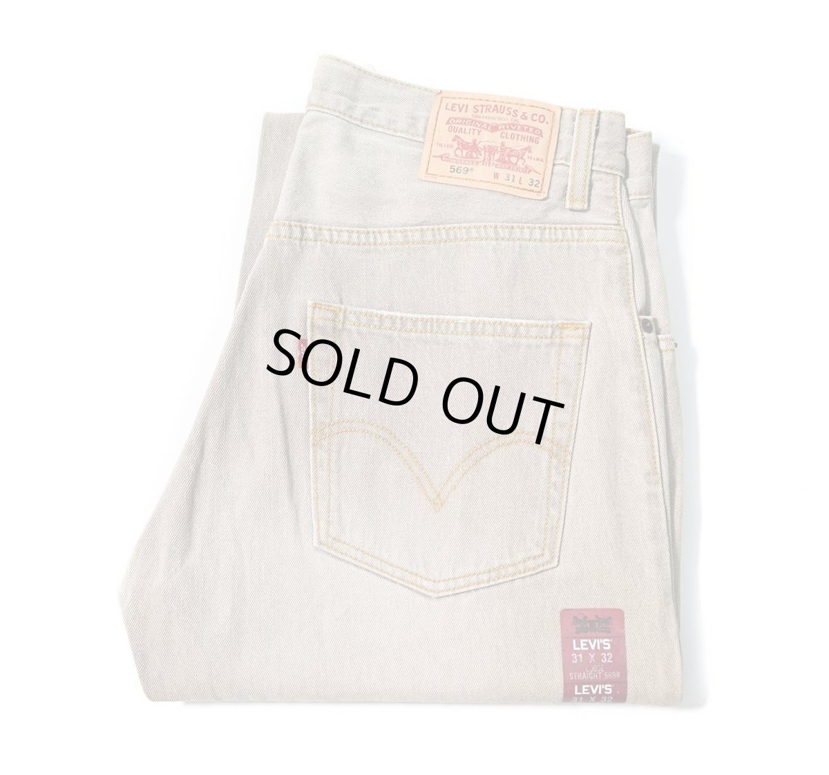 画像1: 00s Deadstock Levi's 569 Denim Pants #3884 リーバイス (1)