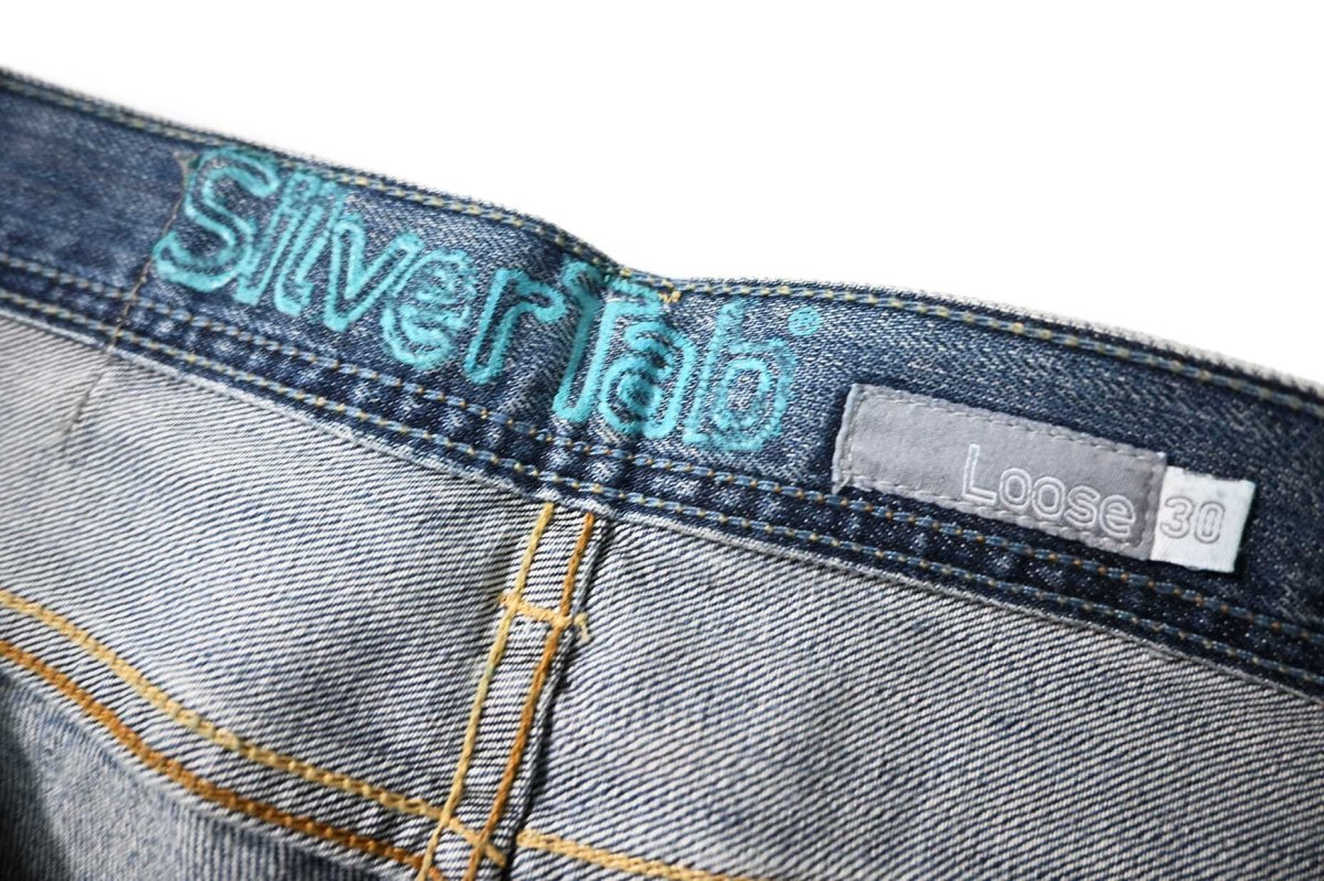 画像7: 00s Deadstock Levi's Silver Tab Loose Denim Pants #0006 リーバイス (7)
