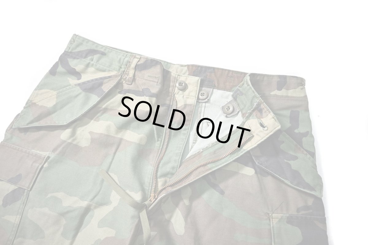画像5: Used Us Army Customized M-65 Jorts Woodland Camo (5)