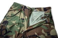 画像5: Used Us Army Customized M-65 Jorts Woodland Camo (5)