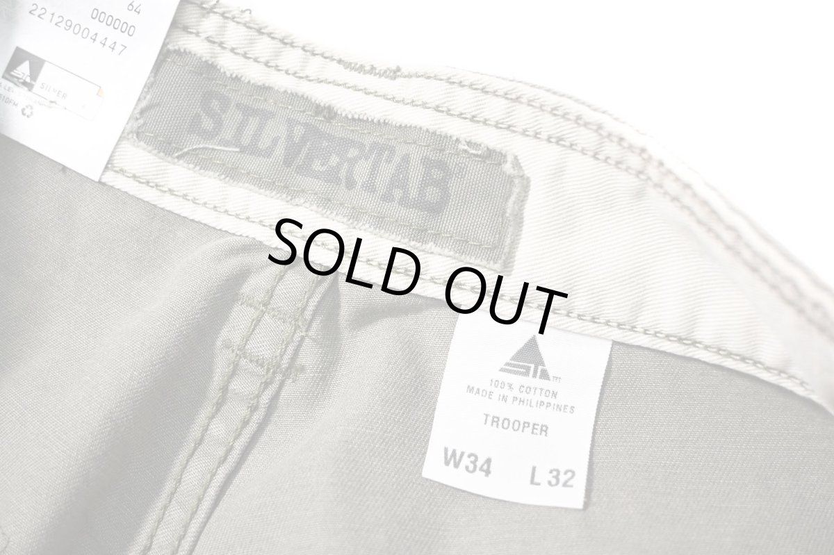 画像7: 00s Deadstock Levi's Silver Tab M47 Cargo Pants Olive リーバイス (7)