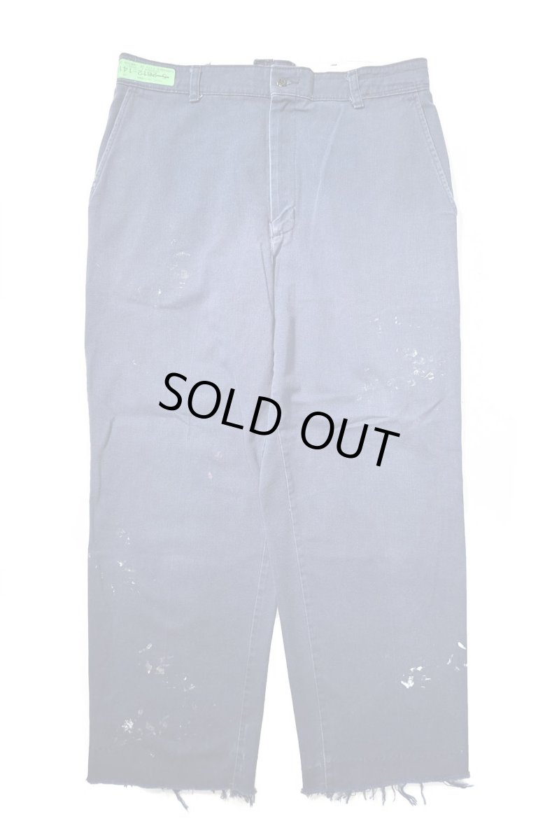 画像1: Used Red Kap Painted Work Pants Navy (1)