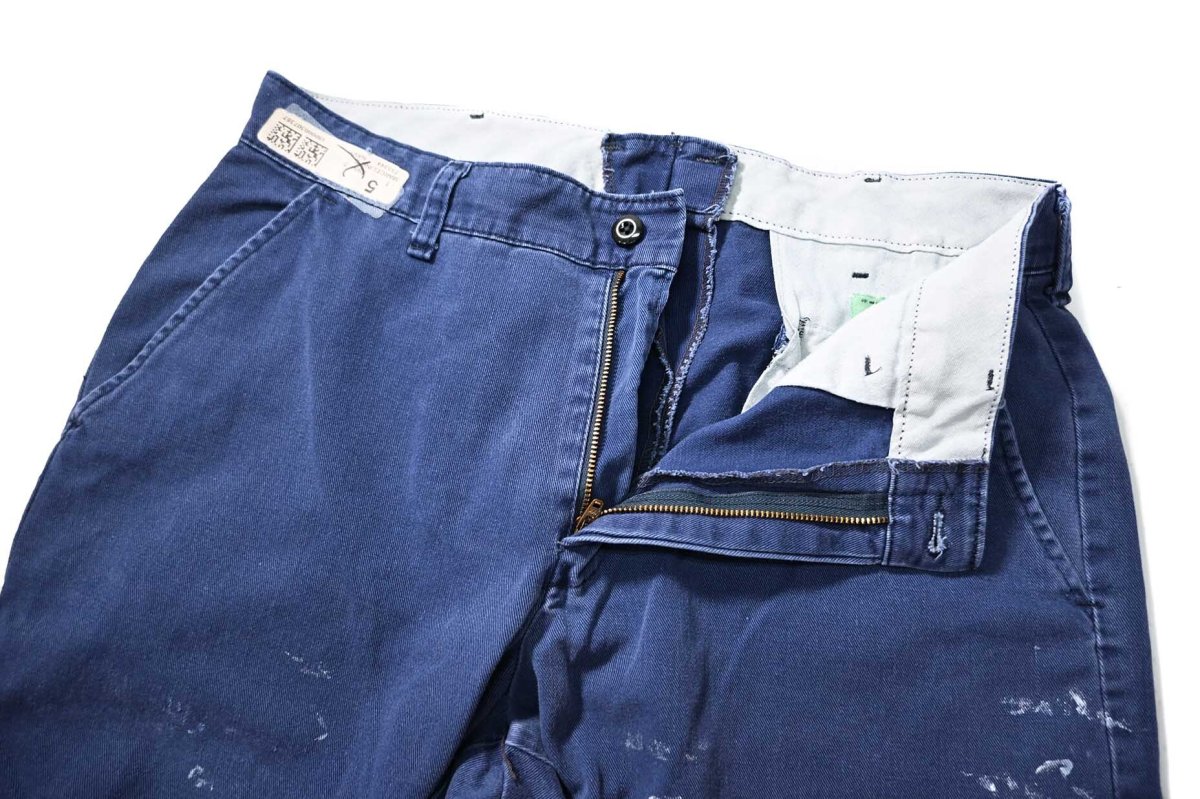 画像5: Used Red Kap Painted Work Pants Navy (5)