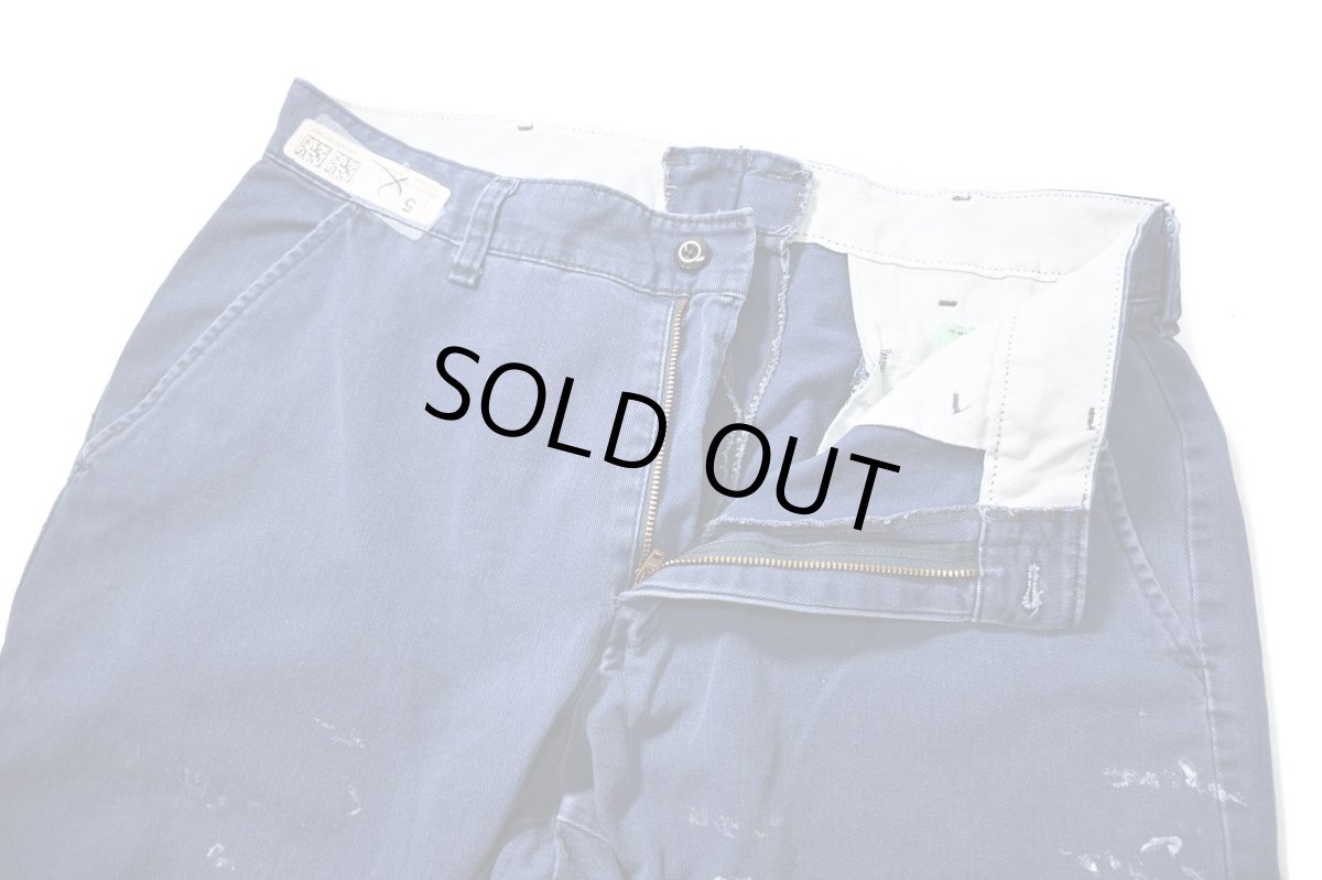 画像5: Used Red Kap Painted Work Pants Navy (5)