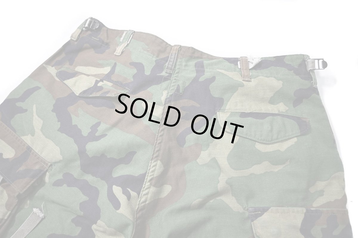 画像4: Used Us Army Customized M-65 Jorts Woodland Camo (4)