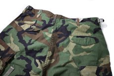 画像4: Used Us Army Customized M-65 Jorts Woodland Camo (4)