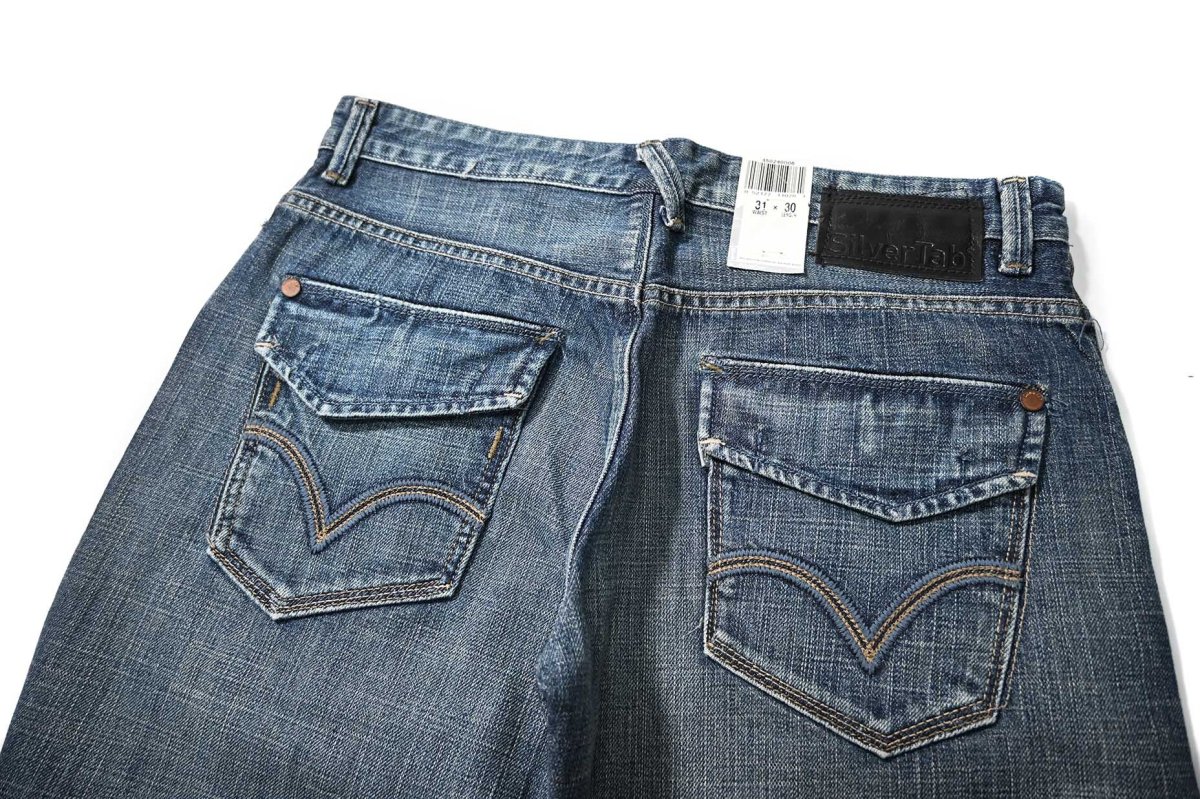 画像5: 00s Deadstock Levi's Silver Tab Boot Denim Pants #0006 リーバイス (5)
