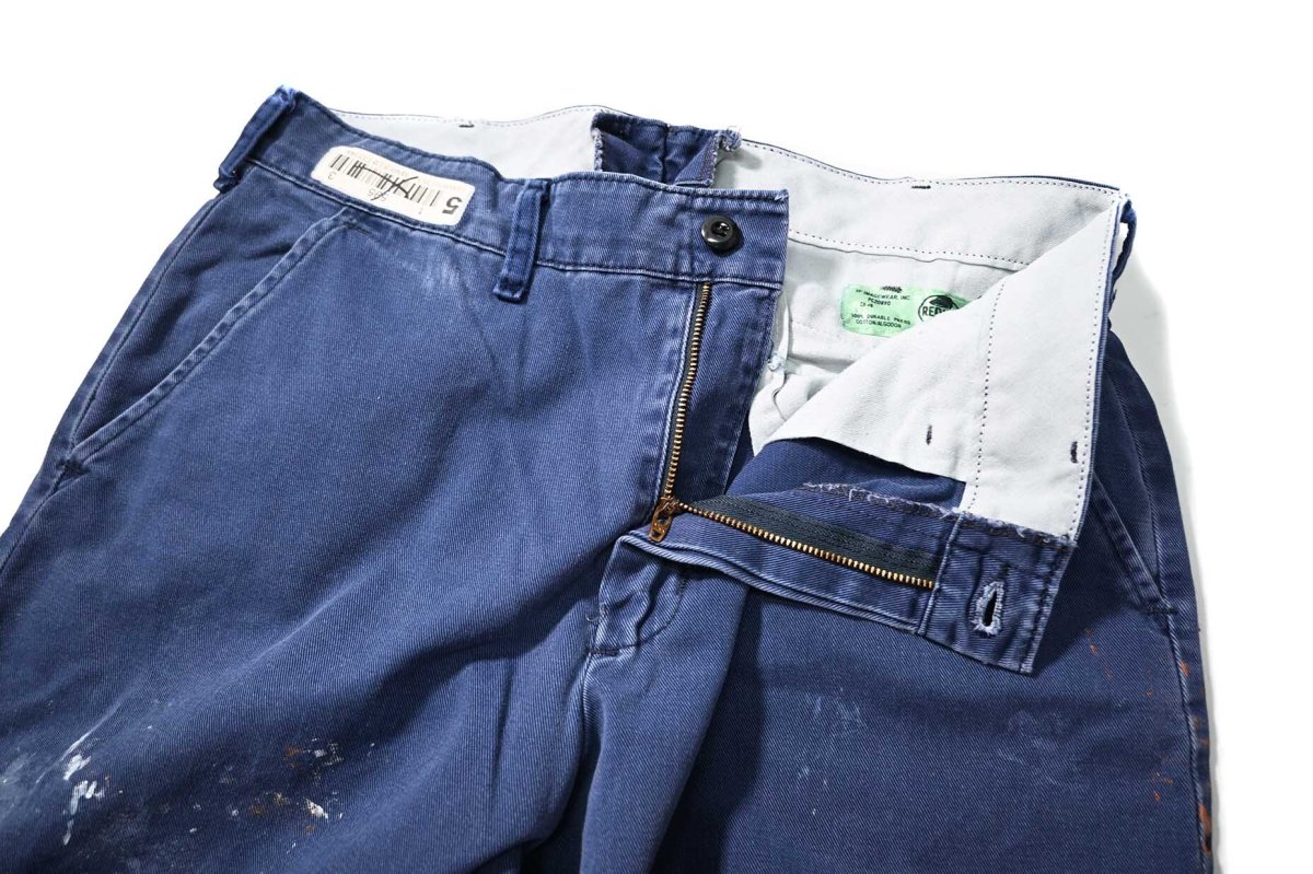 画像5: Used Red Kap Painted Work Pants Navy (5)