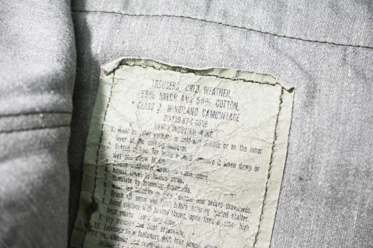 画像7: Used Us Army Customized M-65 Jorts Woodland Camo (7)