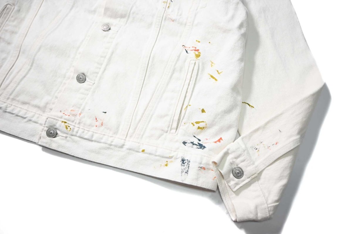 画像4: Used Levi's Painted Denim Jacket (4)