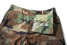画像5: Used Us Army Customized Combat Jorts Woodland Camo (5)