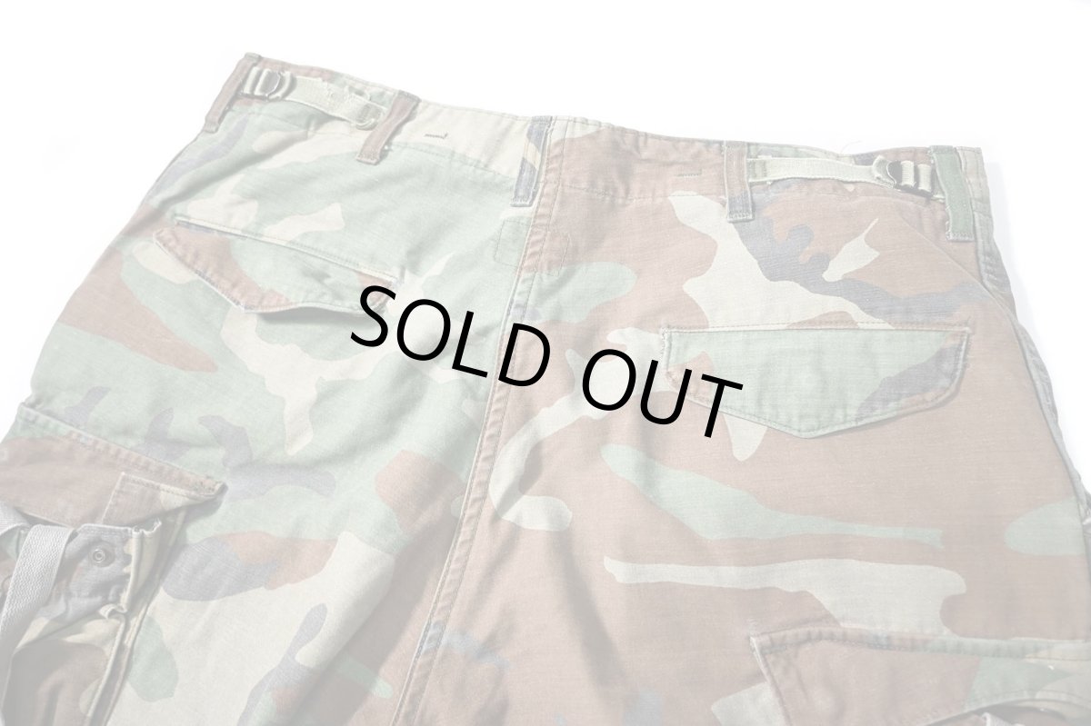 画像4: Used Us Army Customized M-65 Jorts Woodland Camo (4)