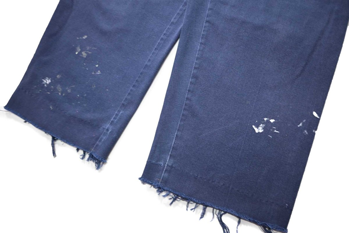 画像3: Used Red Kap Painted Work Pants Navy (3)