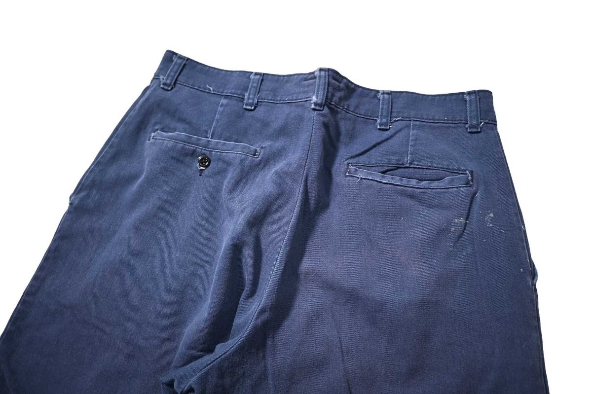 画像4: Used Red Kap Painted Work Pants Navy (4)