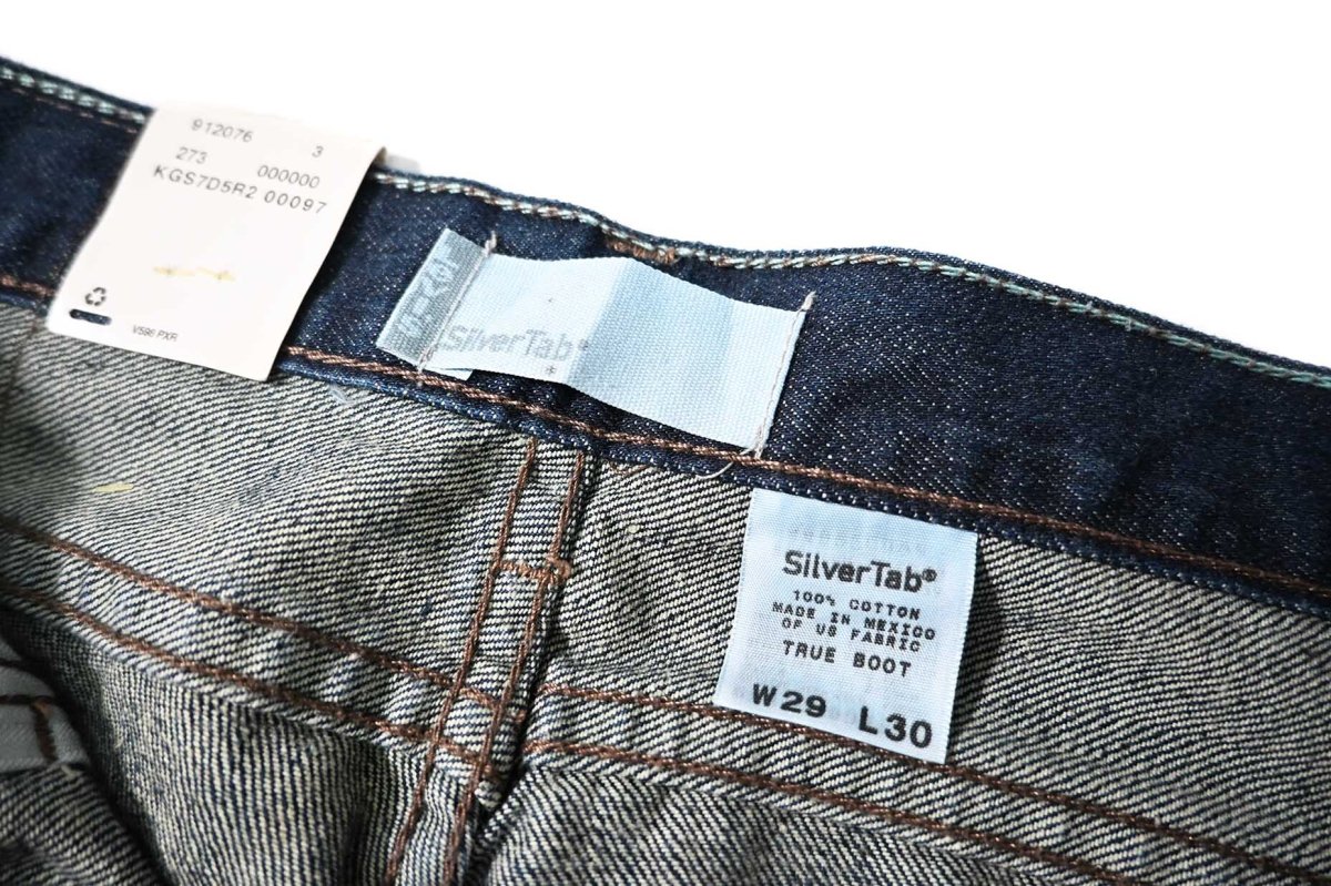 画像7: 00s Deadstock Levi's Silver Tab True Boot Denim Pants #0092 リーバイス (7)
