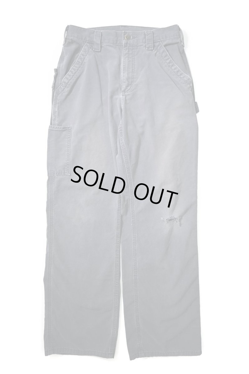 画像1: 21' Used Carhartt B151 Canvas Utility Work Pants Navy カーハート (1)