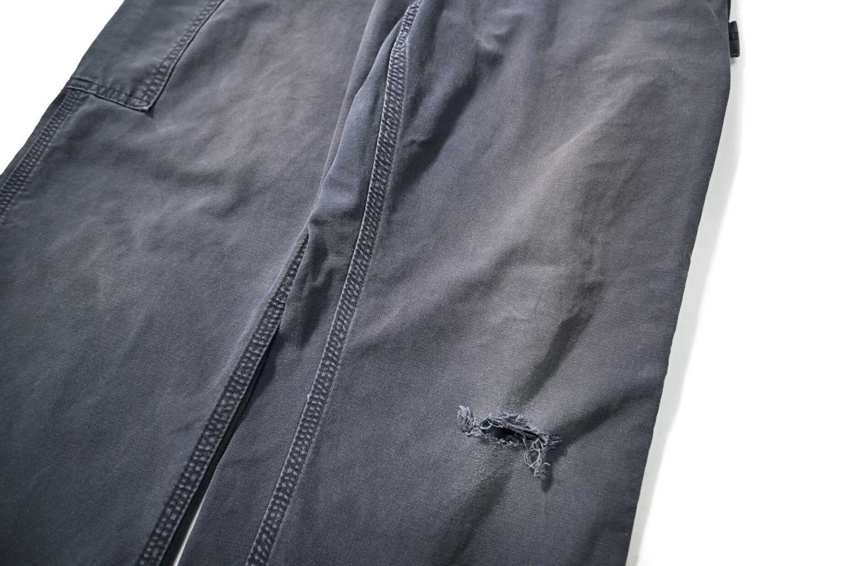 画像4: 21' Used Carhartt B151 Canvas Utility Work Pants Navy カーハート (4)