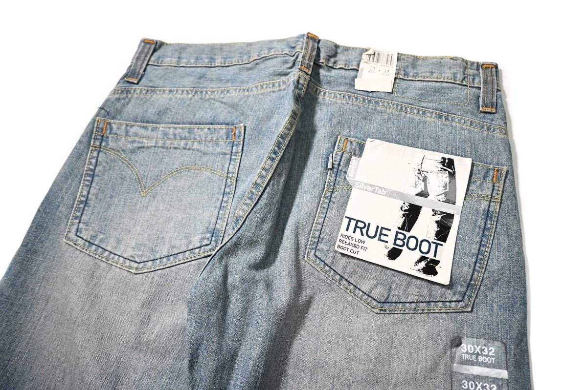 画像5: 00s Deadstock Levi's Silver Tab True Boot Denim Pants #0038 リーバイス (5)
