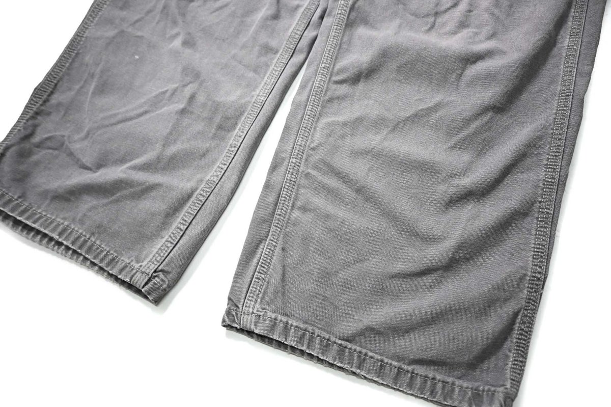 画像3: 18' Used Carhartt B159 Canvas Utility Work Pants Charcoal カーハート (3)