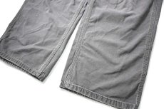 画像3: 18' Used Carhartt B159 Canvas Utility Work Pants Charcoal カーハート (3)