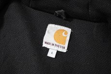 画像7: 15' Used Carhartt Duck Thermal Lined Active Jacket Black made in USA (7)