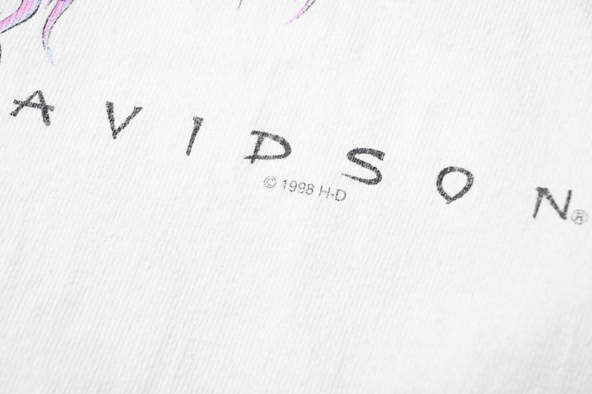画像5: 90s Used Harley-Davidson L/S Print Tee made in USA (5)