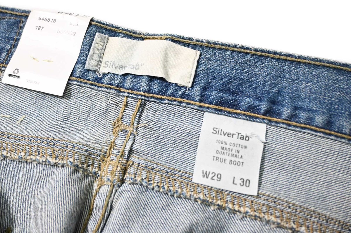 画像7: 00s Deadstock Levi's Silver Tab True Boot Denim Pants #0744 リーバイス (7)