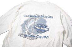 画像7: 90s Used Harley-Davidson L/S Print Tee made in USA (7)