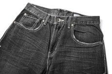 画像3: 00s Deadstock Levi's Silver Tab Boot Denim Pants Black リーバイス (3)