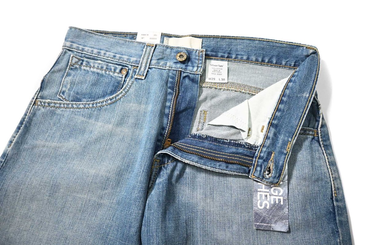 画像6: 00s Deadstock Levi's Silver Tab True Boot Denim Pants #0744 リーバイス (6)